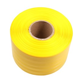 Барьерная защита на клипкорд в рулоне желтая 100 м