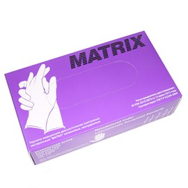 MATRIX перчатки нитриловые 3,5 гр. Фиолетовые